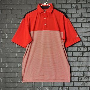 Footjoy Golf Polo Shirt Men’s M Red Short‎ Sleeve